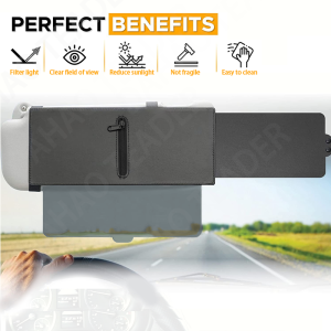 1Pcs PC Car Sun Visor Extender Anti-glare Sun Blocker Car Window Sunshade And UV Rays Blocker Universal For Cars Accessories