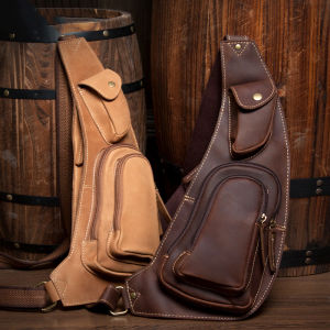 Mantime | Vintage British Handmade Leather Chest Bag