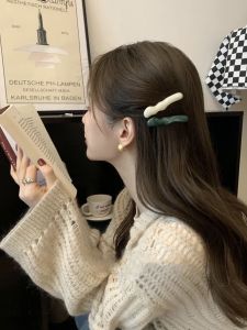 Vintage Wave Hair Clip Girls Bangs Side Ponytail Holder Cute Hair Accessories for Women Stylish Hair Grips Korean Style