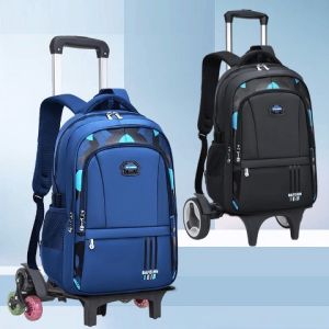 Ready Stock- 6 Wheels Good Quality Trolley Luggage Bag Rolling Backpack Trolley School Bags Kids Luggage & Travel Bag ✅✅✅✅✅✅**** PRINTING CUSTOM LOGO AVAILABLE *****✅✅✅✅✅✅