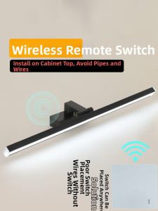 CHANGGUANG | Đèn LED Gương Không Dây Điều Khiển Từ Xa Dễ Lắp Đặt cho Phòng Tắm Nhôm