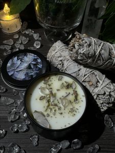 Handmade Cedar Sage Candle Natural Plant Home Fragrance Indoor Purification Original Handmade Aromatherapy Candle for Home Decor