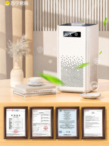 Home Office Desktop Small Air Purifier Negative Ion Generator FORMALDEHYDE Removal Smoke Absorption 3213 NOCCLILI TC003