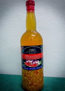 Niko’s Sinamak Carolina Reaper Habanero Jalapeño and Native Labuyo Spiced Vinegar 1 liter 750ml 500ml 350ml Glass bottle