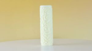 Highland Cow Pattern Rolling Pins Clay Tile Rollers 3D Printed Clay Texture Rollers DIY Floral Pattern Texture Pottery Tools