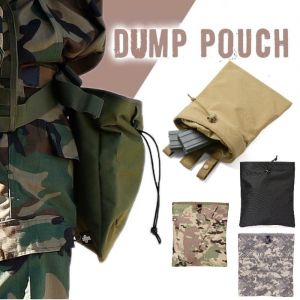 MOLLE Dump Pouch Hunting Mag Recovery Bag Drawstring Magazine Recycling Storage Pack Hunting Gear Holder