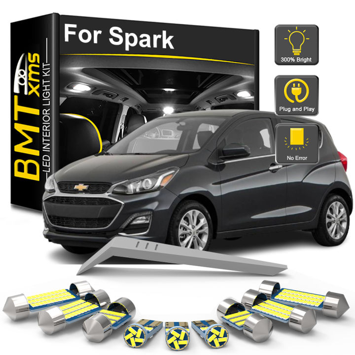 BMTxms Canbus Car Indoor Light Bulb Kit For Chevrolet Spark 2013-2018 2019 2020 2021 2022 Vehicle Dome Trunk LED Interior Lamp