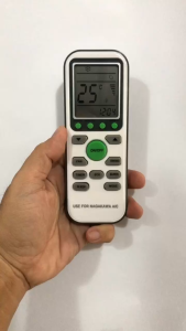 Remote Dùng Cho Máy Lạnh Nagakawa Điều Khiển Điều Hòa 2 Chiều Nút Xanh Kèm Pin AAA