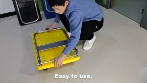 Super Heavy Duty Foldable Handle Platform Trolley 360° Rotation Wheel Moving Items Hand Push Cart / Troli Letak Barang