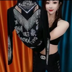 เสื้อเชิ้ตคอปกสูงแบบสวมหัวสไตล์เกาหลี ทรงหลวม แขนยาว ปกติ ฤดูหนาว 2024 เสื้อเชิ้ตทรงเข้ารูปดีไซน์เก๋ไก๋