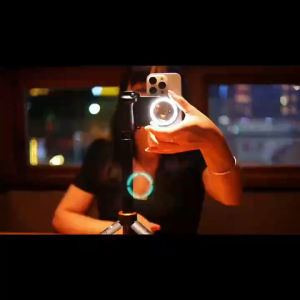 2026 Smartphone Camera Shutter Grip Bluetooth Selfie Handle Camera with Customizable Fill Light and Built in Tripod Mount 1/4 Screw Versatile Handheld Stabilizer Compatible