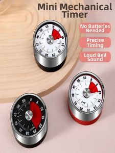 FURENJILI | Battery Free Mechanical Kitchen Study Timer