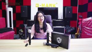 Karaoke Microphone G-MARK G24S Dynamic Mic Wireless Microphon For Speakers Live KTV Show Home Party Church