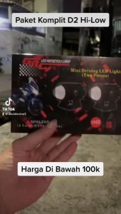 Lampu LED D2 Laser + Saklar DC Lampu Depan LED: Aksesoris Lampu Motor Vario Mio