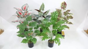 Artificial Tropical Palm Plant Simulation Plant Indoor/Outdoor Decoration Home Patio Holiday Decoration