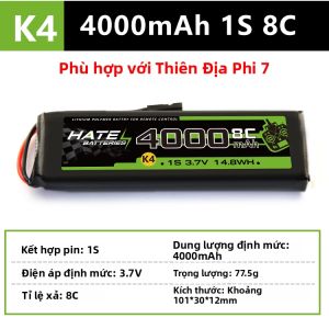 JFLY | Pin Lithium RC Dung Lượng Cao 3.7v