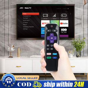 【Local Delivery】 Remote Control for Hitachi Roku TV LE43A6R9 LE50A6R9 with Side Keys Replacement ROKU-TC-RC-10# 2#