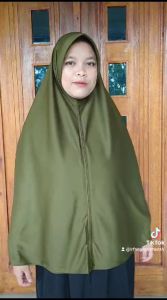 KERUDUNG HIMAR PET SIMPLE UKURAN JUMBO XXL SYARI HIJAB INSTAN HAYGET TEBAL PREMIUM