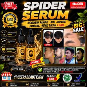 <TERLARIS> PENUMBUH RAMBUTALIS DALAM 7 HARI CEPATAMPUH DAN PERMANEN “YANG SUSAH TUMBUH DAN GAMPANG RONTOK” | [SPIDER SERUM] Penumbuh rambut dan bulu terbaik | [COD/BAYAR DITEMPAT]