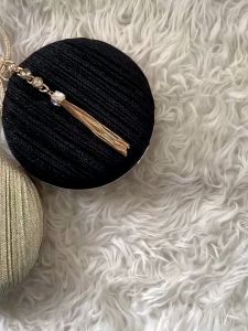 WANG101 - Paling Baru ! Tas Pesta Kondangan Jinjing Bentuk Bulat Import Mewah Cantik