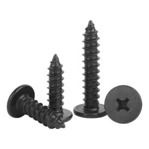 GUWANJI | Black Stainless Steel 304 Flat Head Self-Tapping Screws Wood Screw