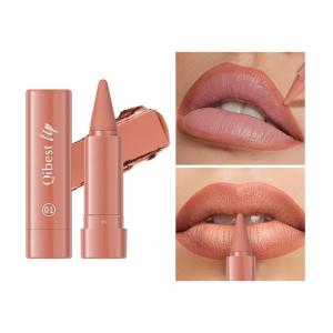 6Colors Lipstick Lip Liner Pen Multipurpose Powder Blusher Velvet Matte Waterproof Lip Contour Non Stick Cup Lip Rouge Makeup