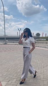 ARUMI - Kulot Palazzo Scuba Stylish - Kulot Scuba Polos Model Lebar - Kulot Lebar Scuba Premium