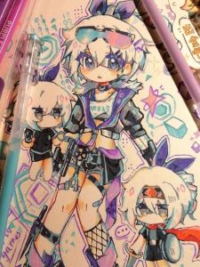 Large Capacity Colorful Neutral Pen for Coloring Drawing Graffiti Notebook Blue Fruit 90 Colors Student Supplies Business Tools