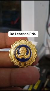 Pin Korpri ASN Gol 23 4 Warna Emas Tidak Luntur