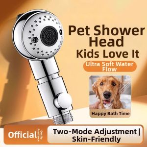 7o | Pet Bathing Brush Pressure Boosting Shower Head for Small Dogs