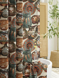 DAISHI | Waterproof Mold-Resistant Vintage European Style Shower Curtain