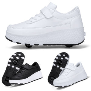 Fashion Flashing Roller Skates Shoes High Quality Roller Skates Boys and Girls Size 27-43 Wheel Sneakers