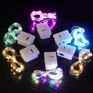 1M 2M 3M Battery Operated LED Fairy Lights String Lights Waterproof Copper Wire Lights for Party Gift Holiday Christmas Decor