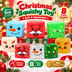 Nee Doh Ice Cube Squishy 5.5cm Fidget Toy Squishy Slow Rising Squishy Toy Anxiety Relief Christmas Toy For Kids And Adults