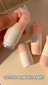 Cutter dan Penghapus Alamat Resi Paket 2in1 Information Remover Receipt Package Opener ElineStore