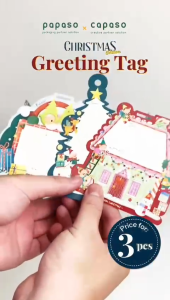 Greeting Tag Natal / Kartu Natal / Hang Tag Natal / Greeting Tag Christmas