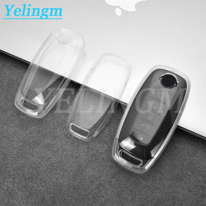 Transparent TPU for Nissan X-trail T33 Kicks Qashqai J12 Juke Teana Altima Ariya Remote Key Case Cover Shell Fob Holder Bag