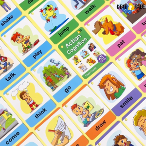 BEAR TALE Montessori Education Flashcards Learning Cards Multi-Themed Cards for Kids Childrens Learning