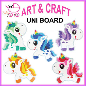 BabyYaya 5 in 1 Sand Art Unicorn Board Kit Craft supplies for children goody bag gifts for kid