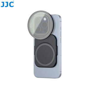 JJC | JJC 67mm Magnetic Phone Lens Filter Adapter Mount for iPhone 17 Pro Max 16 15 14 Pro Max Lens Filter Ring With Cold Shoe Mount