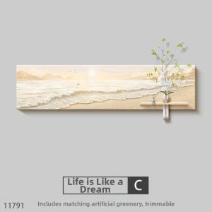 RUIBAHAO | Textured Wall Mural Embossed Decorative Painting