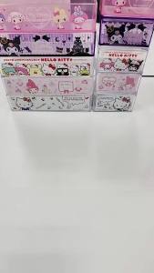 Sanrio | Hộp Đựng Đồ Dạng Đẩy Sanrio Hello Kitty Chống Bụi Để Bàn Dùng Đựng Mỹ Phẩm Bông Tẩy Trang Và Đồ Dùng Hàng Ngày