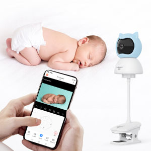 4MP WiFi XIAOVV Baby Monitor Two-Way Audio Motion Detection Night Vision Baby Camera for Home Security 360°