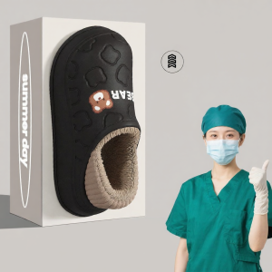 BAIMUQINGCHEN | Anti-slip Waterproof Anti-odor Nurse Slipper Thick Sole