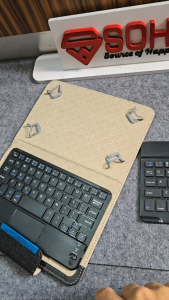 SK-02 Sarung Tablet Ukuran 7 inch 8.5 Inch Keyboard Wireless Bluetooth Touchpad Case Tablet Cover