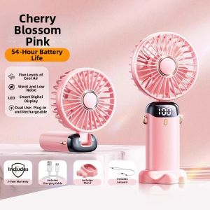 XINLUO | Cute Portable USB Rechargeable Long-lasting Powerful Handheld Fan