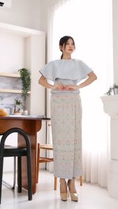 ผ้าถุงสำเร็จเเพรวา จิลดา ผ้าทอไม่หดไม่ตกสี  อัดกาวอย่างดี ผ้าพรีเมี่ยม งานตัดเย็บละเอียดปราณีต