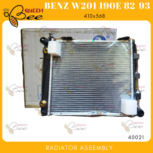 QUEEN BEE 40021 Benz W201 190E 1982-1993 Radiator Assembly A/T 410X368 PA32 (Polar)