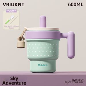 VRIUKNT | High Aesthetic Insulated Straw Cup for Girls