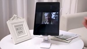 folding desktop phone stand tablet ipad stand holder hp meja meeting phone holder universal SH K56